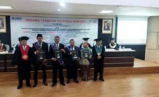 UMS Kukuhkan 4 Doktor Baru di Bidang Hukum, Semua Berpredikat Cumlaude