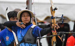 Atlet Panahan Jateng Vetara Nabil Sumbang Emas di Nomor Nasional Putri PON XXI