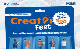 Dukung Perkembangan Industri Kreatif, BRI Gelar Kompetisi Creator Fest 2024