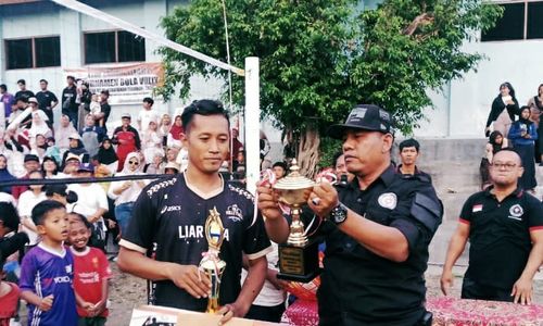 Warga 9 RT dan PSHT di Sragen Gelar Turnamen Voli, Ini Juaranya