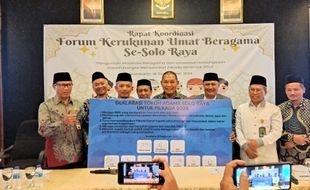 Jelang Pilkada Serentak 2024, FKUB Soloraya Serukan 5 Poin Deklarasi Damai