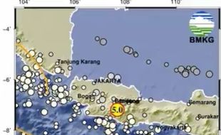 Gempa M5,0 Guncang Garut hingga Bandung Jawa Barat, Ada Dua Gempa Susulan