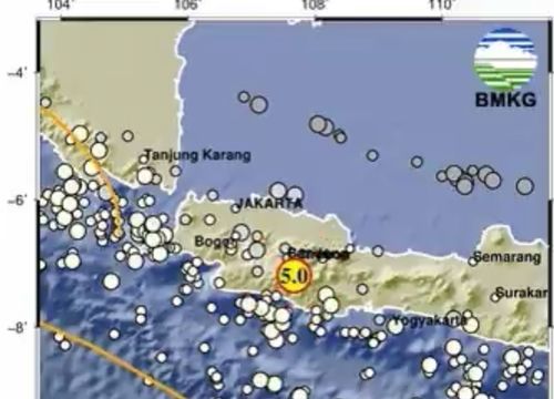 Gempa M5,0 Guncang Garut hingga Bandung Jawa Barat, Ada Dua Gempa Susulan