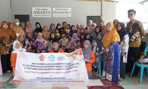 Tim ITS PKU Muhammadiyah Surakarta Gelar Penyuluhan Kader Posyandu Cegah Stunting