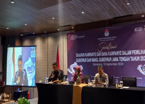 KPU Jateng Buka Rakor Sosialisasi Biaya Dana Kampanye Pilgub Jateng 2024