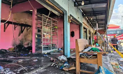 5 Kios di Terminal Ngadirojo Wonogiri Hangus Terbakar, Begini Kronologinya