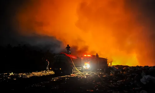 Dampak Kebakaran TPSA Bagendung, Wilayah Kota Cilegon Diselimuti Asap