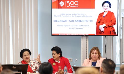 Kunjungi Rusia, Megawati Beri Kuliah Umum di Universitas St Petersburg