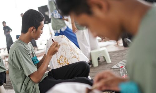 Lomba Membatik Tingkat Pelajar di Pekalongan, Sambut Hari Batik Nasional