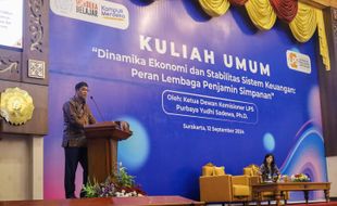 Peran Krusial LPS Dipaparkan Ketua DK LPS dalam Kuliah Umum di UNS