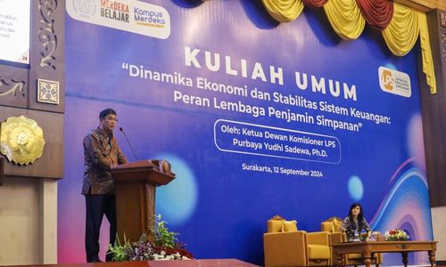 Peran Krusial LPS Dipaparkan Ketua DK LPS dalam Kuliah Umum di UNS