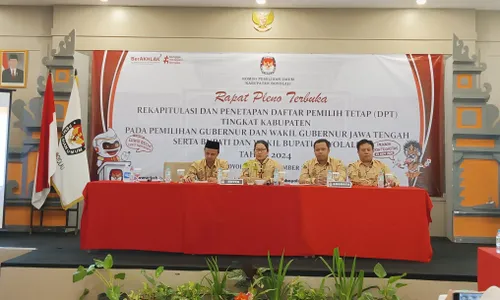 DPT Pilkada Boyolali Tercatat 829.981 Orang, Mayoritas Pemilih Usia 28-43 Tahun