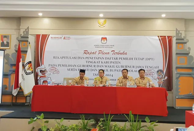 DPT Pilkada Boyolali Tercatat 829.981 Orang, Mayoritas Pemilih Usia 28-43 Tahun