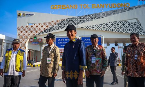 Presiden Jokowi Resmikan Tol Solo-Jogja Seksi I Kartasura-Klaten