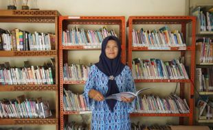 Kisah Pejuang Literasi di Solo, Belasan Tahun Hidupkan Perpustakaan Kampung