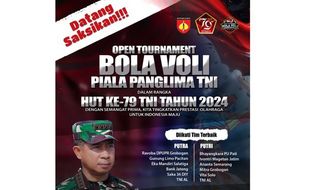 Meriahkan HUT Ke-79, Piala Panglima TNI Libatkan 12 Klub Bola Voli