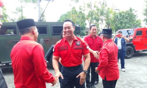 Kunjungi Sukoharjo, Andika-Hendi Disambut Sorakan Rambo