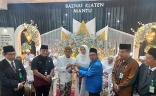 19 Pasangan Nikah Massal Baznas Klaten Mantu, Paling Sepuh 73 Tahun