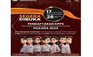 KPU Sukoharjo Butuh 9.135 Petugas KPPS, Ini Syarat dan Honornya