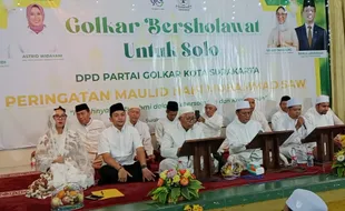 Hadiri Selawatan Kader Golkar Solo, Respati Ardi Sampaikan Ajakan Ini