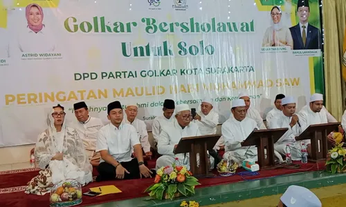 Hadiri Selawatan Kader Golkar Solo, Respati Ardi Sampaikan Ajakan Ini