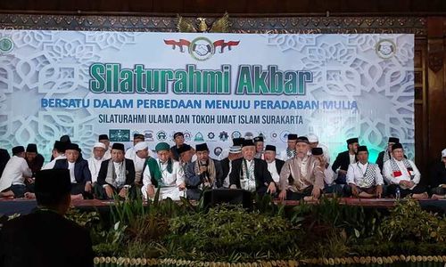 Ngumpul di Balai Kota Solo, Ulama dan Tokoh Islam Tegaskan Tak terkait Pilkada