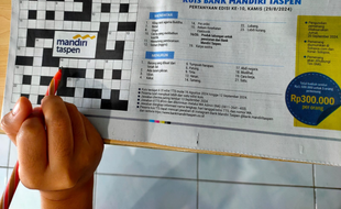 Selamat! Ini 5 Pemenang Kuis TTS Bank Mandiri Taspen di Koran Solopos