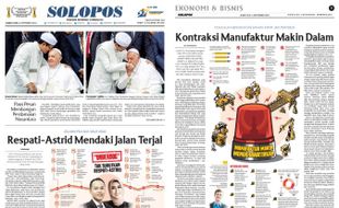 Solopos Hari Ini : Respati-Astrid Mendaki Jalan Terjal