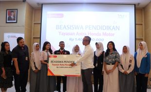 Yayasan AHM Berikan Beasiswa Pendidikan untuk Duta Safety Riding