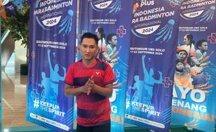 Hikmat Ramdani Optimis Melaju ke Final Hydroplus Indonesia Para Badminton International 2024