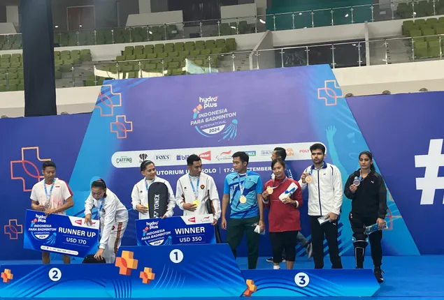 Indonesia Juara Umum di Hydroplus Indonesia Para Badminton International