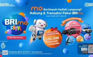 Berlimpah Hadiah, BRImo FSTVL Hadir Lagi untuk Pengguna Setia Super Apps BRImo