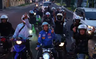 Pernah Dilakukan Gibran, Cawali Solo Respati Riding 2 Stroke Meet Up Soloraya