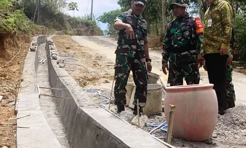 Dianggarkan Rp624 Juta, TMMD Bangun Jalan Antardesa di Jatipurno Wonogiri