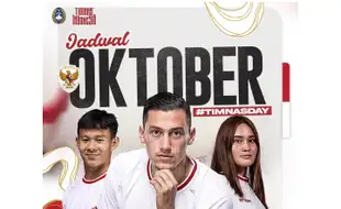 Jadwal Pertandingan Timnas Indonesia Oktober 2024: 11 Laga di 3 Kelompok Umur