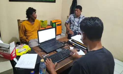 Buronan Pembunuh Asal Jawa Barat Tertangkap Akibat Curi Sandal di Klaten