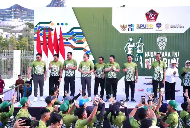 Antusias, Peserta Nusantara Fun Run Olahraga Sambil Hirup Udara Segar IKN