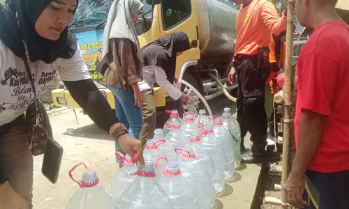 3 Bulan, BPBD Sragen Gelontor 611 Tangki Bantuan Air Bersih ke 7 Kecamatan