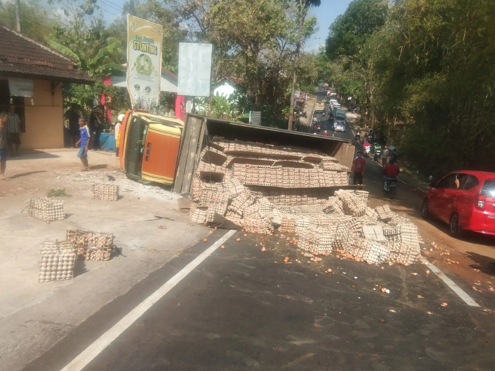 Belasan Kecelakaan dalam 3 Bulan, Ruas Jalan Jatisrono-Wonogiri Masuk Black Spot