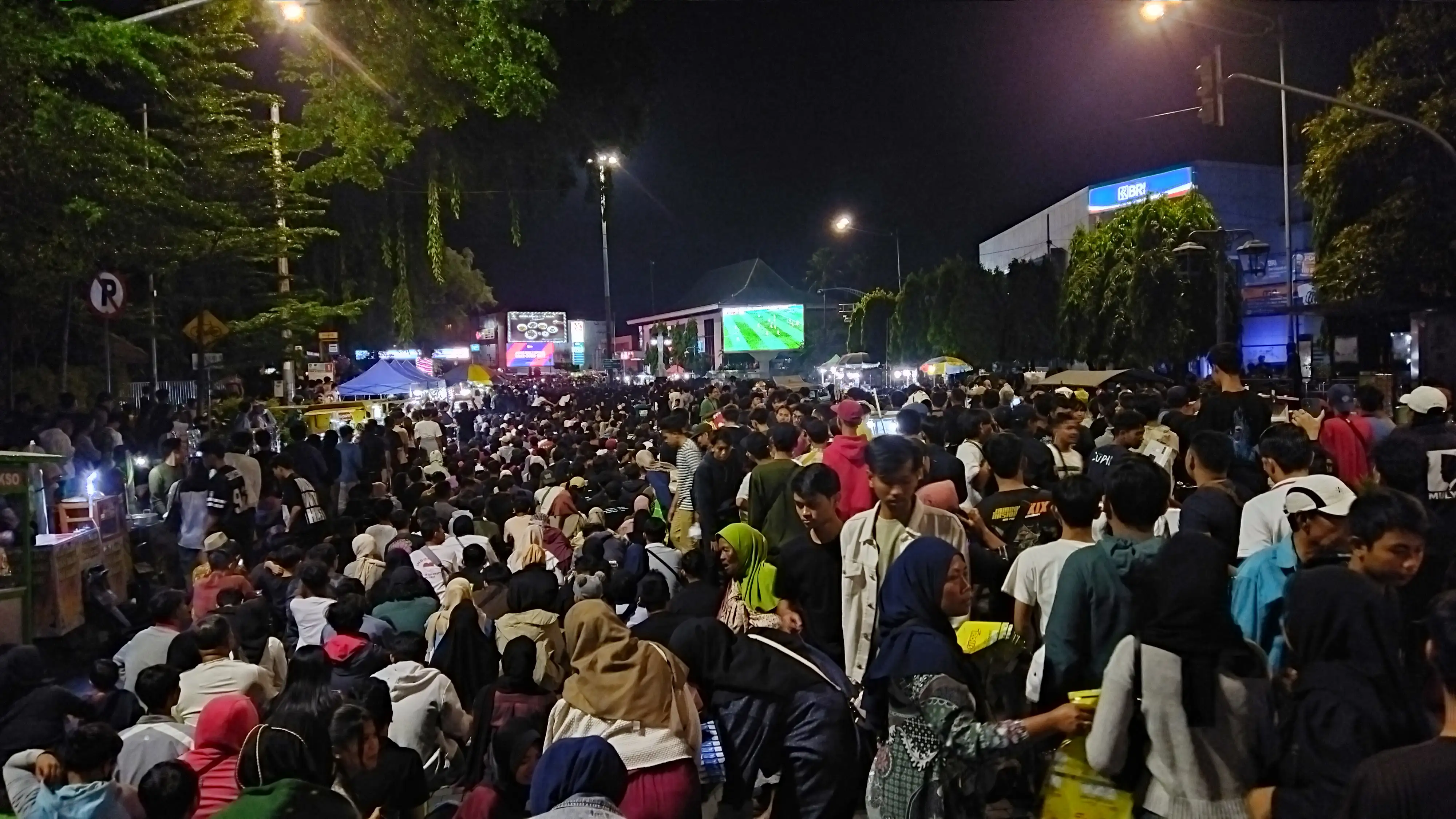 Nobar Final Indonesia vs Vietnam di Balai Kota Solo, Sejumlah Jalan Ditutup