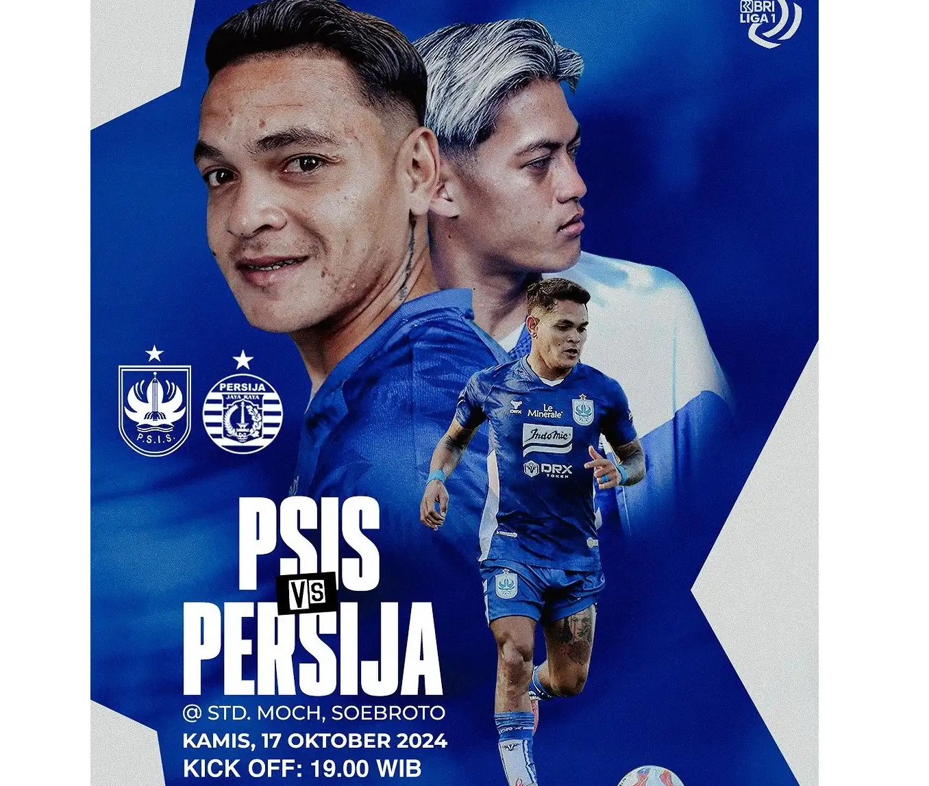 PSIS dan Persija Jakarta Sama-Sama Bertekad Rebut Kemenangan Besok Malam