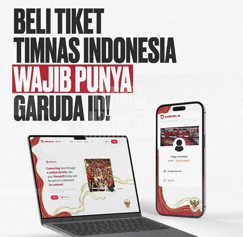 Begini Cara Daftar Garuda ID, Syarat Wajib Menonton Laga Timnas Indonesia