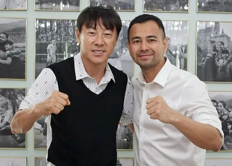 Disokong Raffi Ahmad, Shin Tae-yong Luncurkan STY Foundation untuk Indonesia