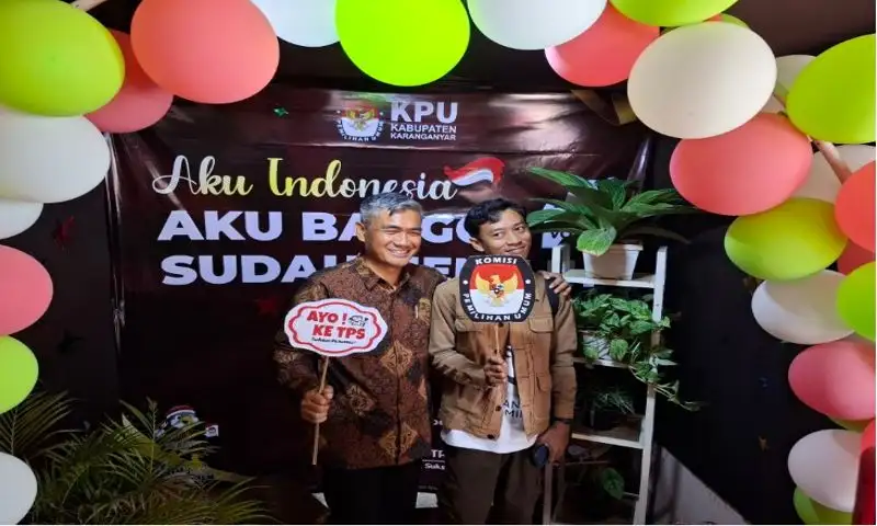 Unik! Semua TPS di Karanganyar Sediakan Photobooth