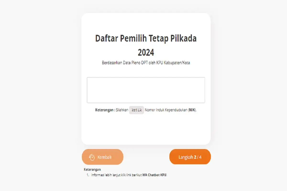 Gampang! Begini Cara Cek DPT Online Pilkada 2024