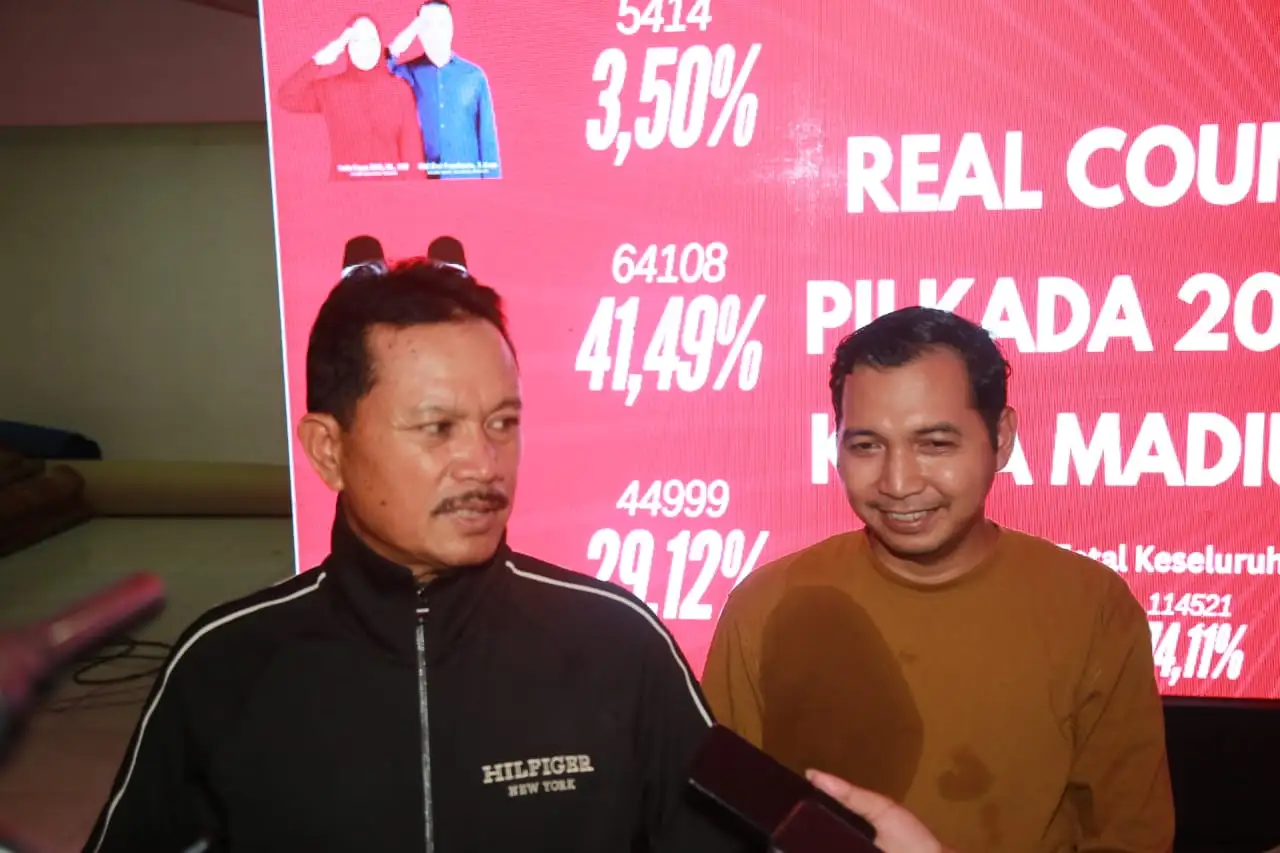 Hasil Pilkada Kota Madiun: Maidi-Bagus Menang Telak versi Quick Count Internal