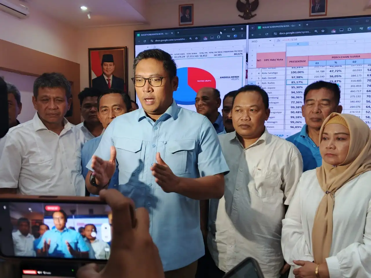 Gerindra Menang Pilkada 2024 di 28 Wilayah Jawa Tengah