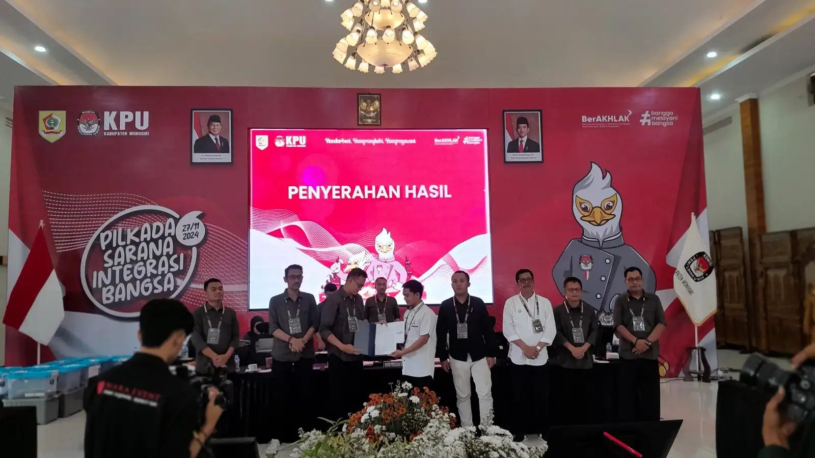 Resmi! Setyo-Imron Menangi Pilkada 2024 Versi Rekapitulasi KPU Wonogiri