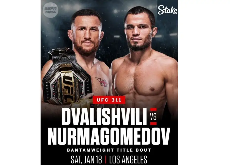 Jadi Partai Utama UFC, Merab Dvalishvili Versus Umar Nurmagomedov 18 Januari