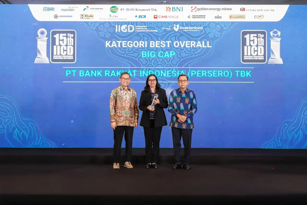 BRI Raih 2 Penghargaan di Ajang The 15th IICD Corporate Governance Awards